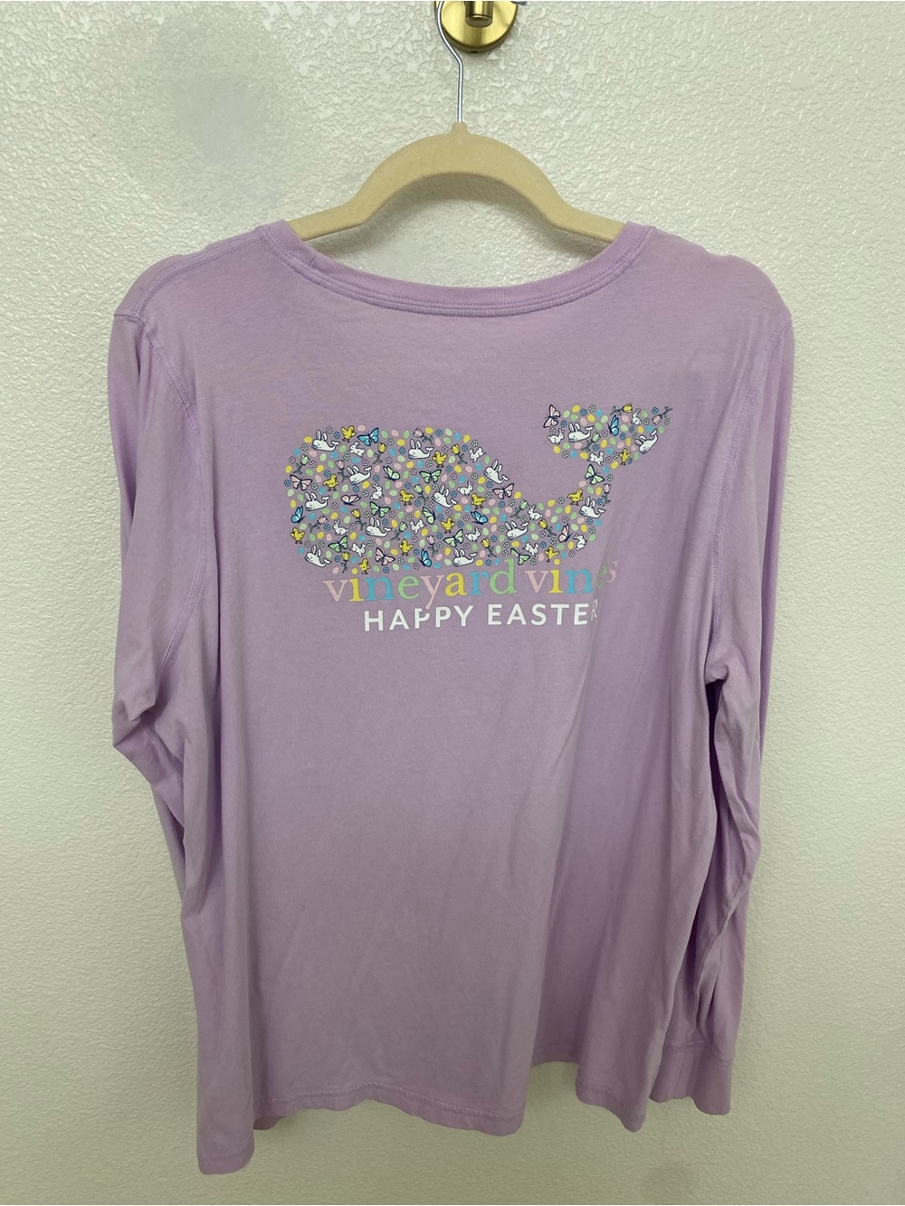 Vineyard Vines Lavender Crewneck Tee with White Whale Logo